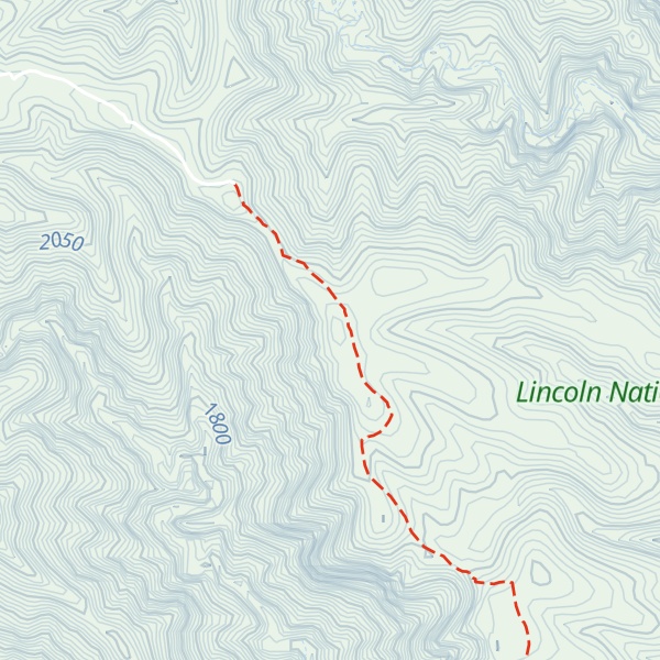 Map of Lonesome Ridge