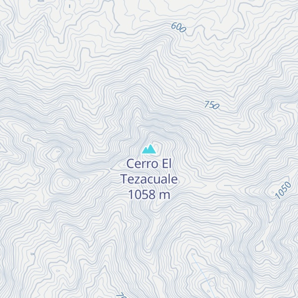 Map of Cerro El Tezacuale
