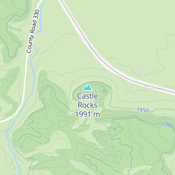 Map of Castle Rocks
