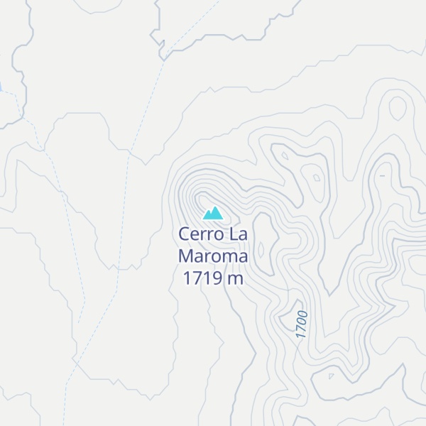 Map of Cerro La Maroma