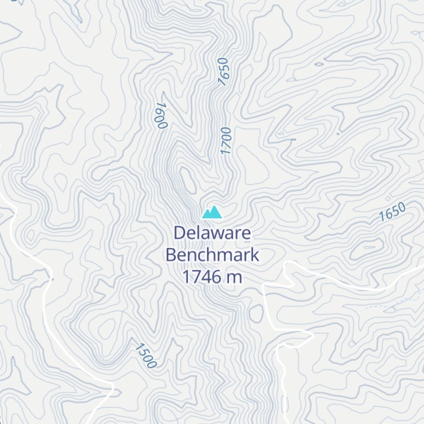 Map of Delaware Benchmark