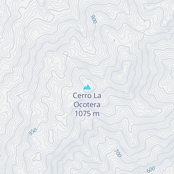 Map of Cerro La Ocotera
