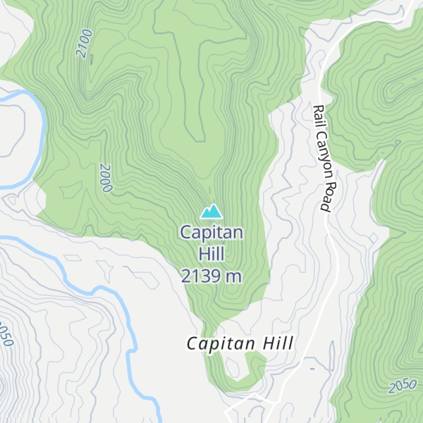 Map of Capitan Hill