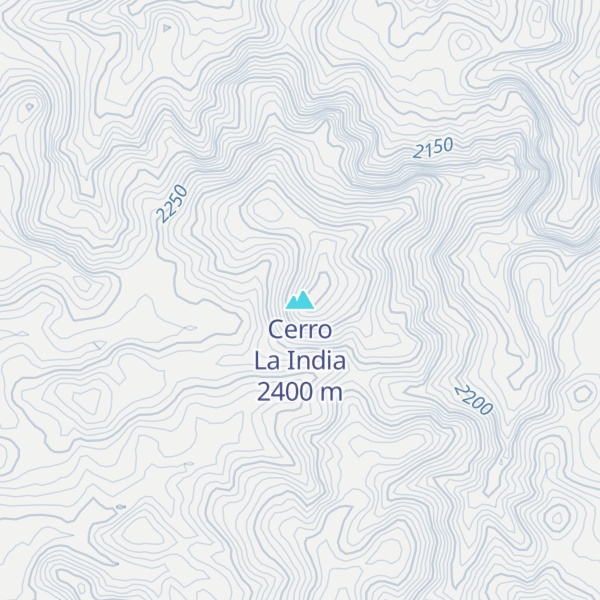 Map of Cerro La India