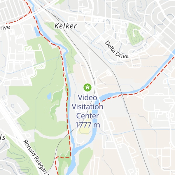 Map of Video Visitation Center