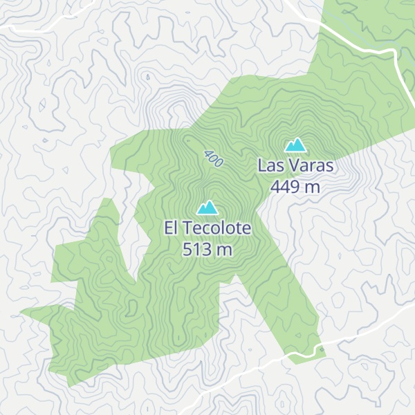 Map of El Tecolote