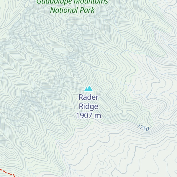 Map of Rader Ridge