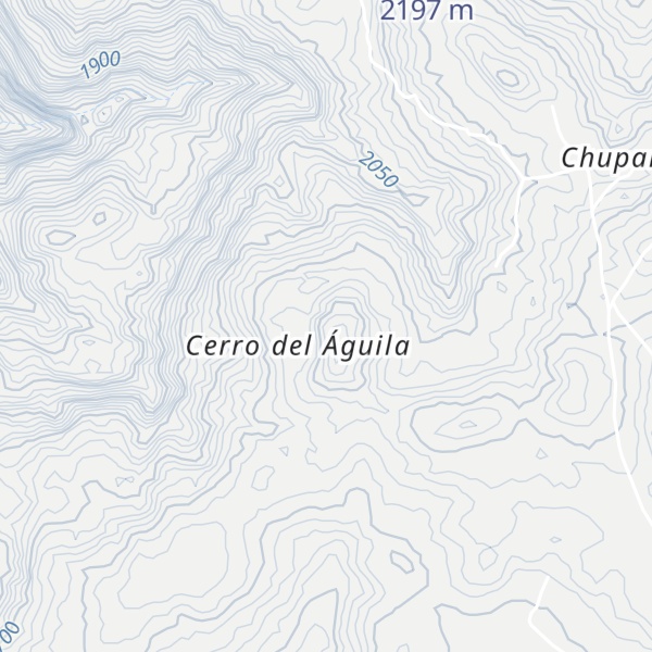 Map of Cerro El Aguila