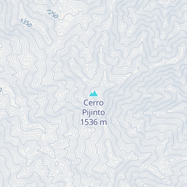 Map of Cerro Pijinto