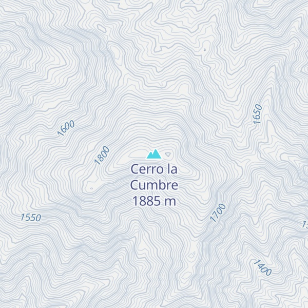 Map of Cerro la Cumbre
