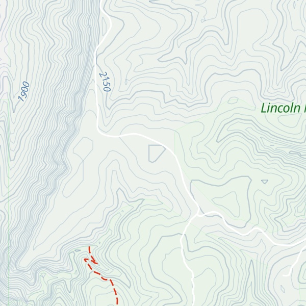 Map of Guadalupe Ridge