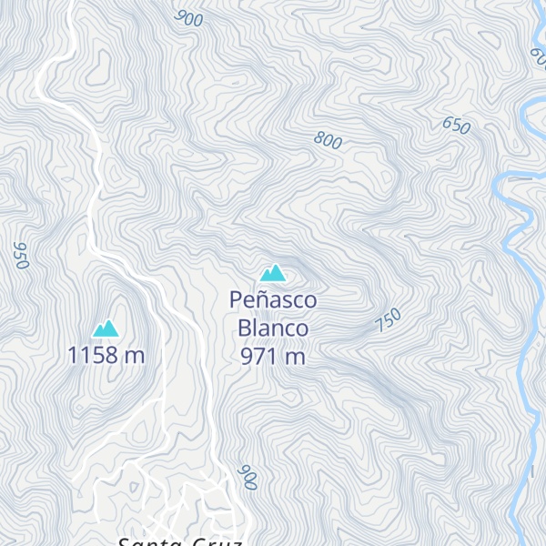 Map of Peñasco Blanco