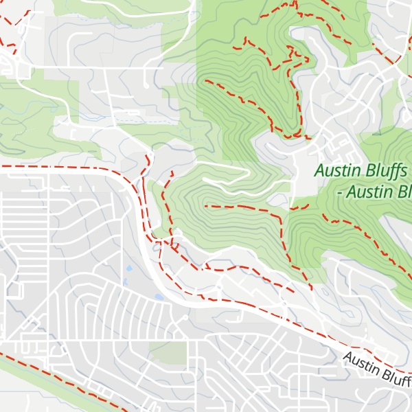 Map of Austin Bluffs