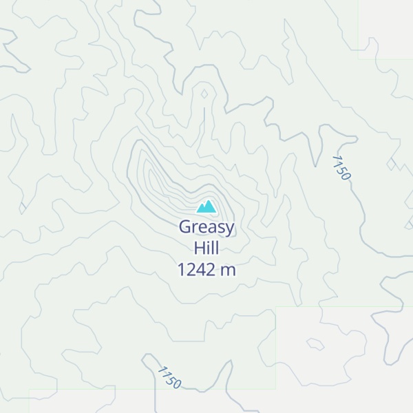Map of Greasy Hill