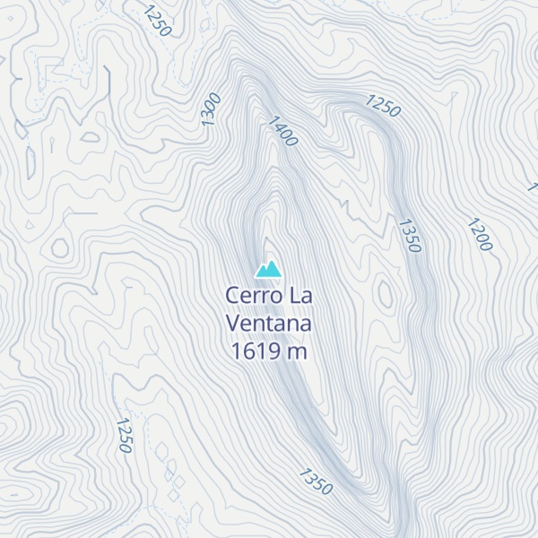 Map of Cerro La Ventana
