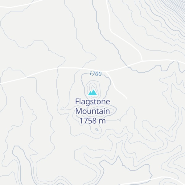 Map of Flagstone Mountain