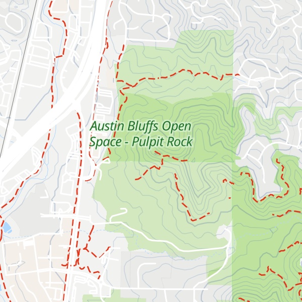 Map of Pulpit Rock