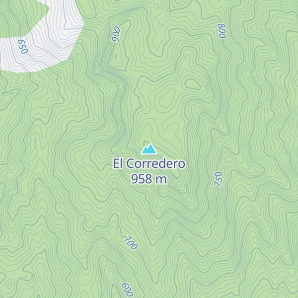 Map of El Corredero
