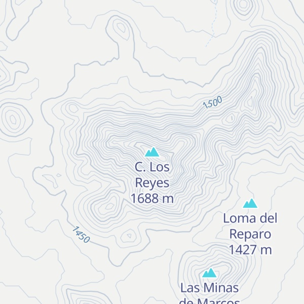 Map of C. Los Reyes