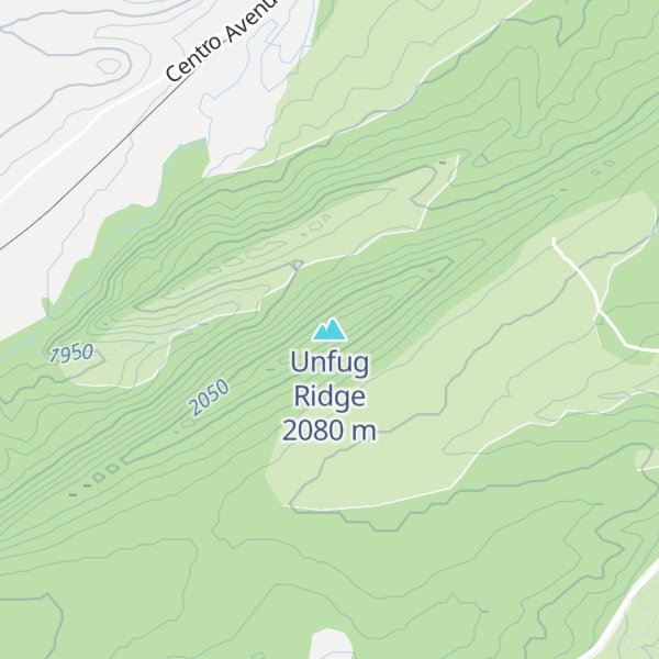 Map of Unfug Ridge