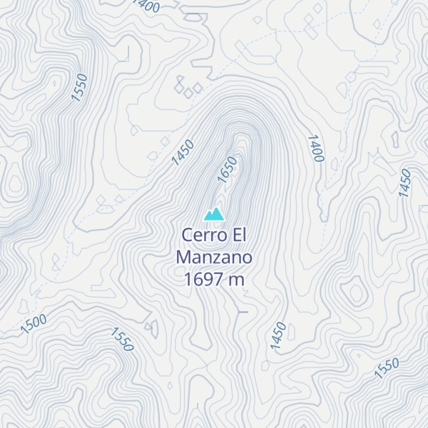 Map of Cerro El Manzano