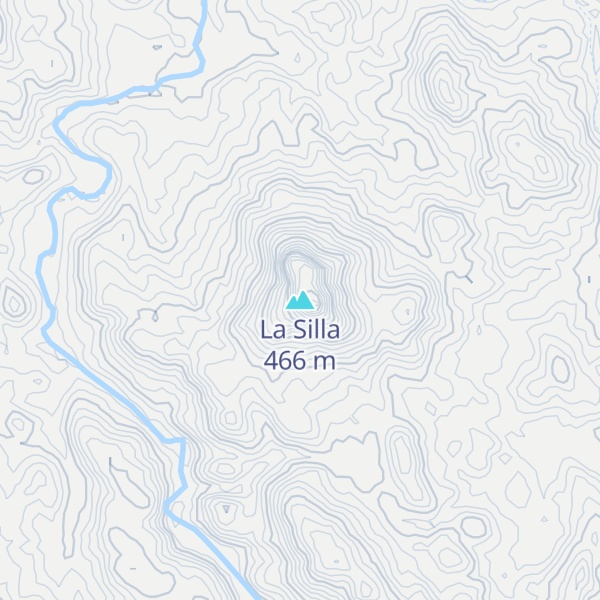 Map of La Silla
