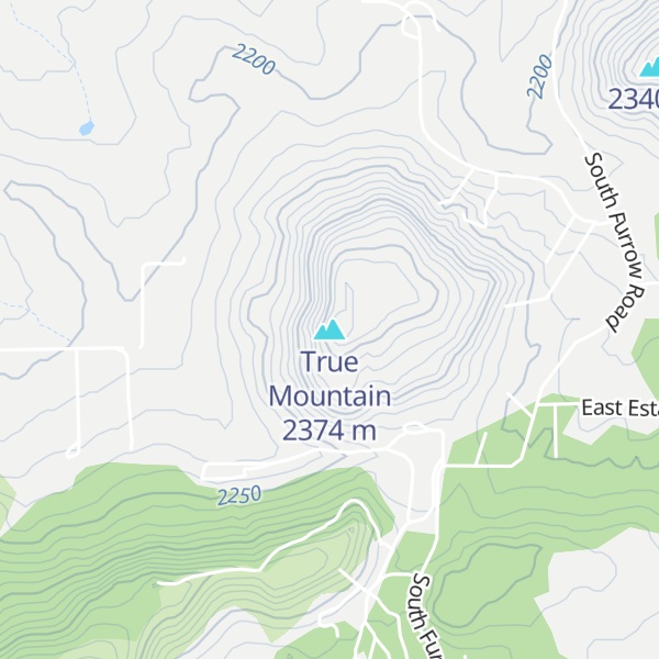 Map of True Mountain