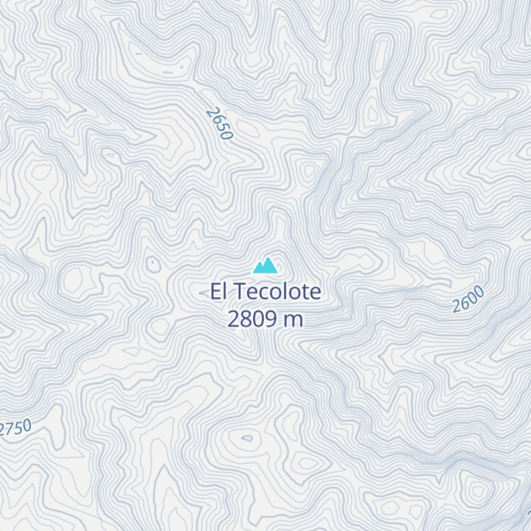 Map of El Tecolote