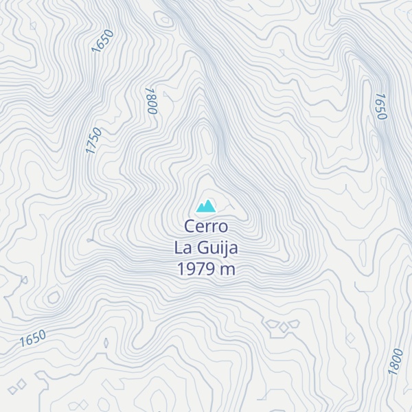Map of Cerro La Guija