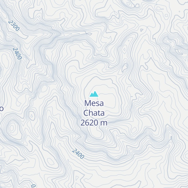 Map of Mesa Chata