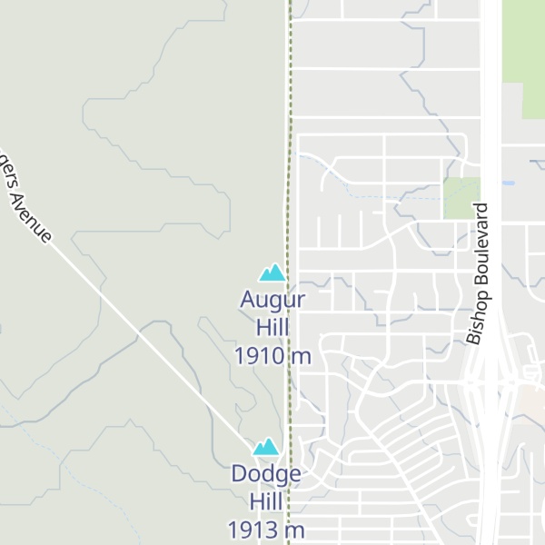 Map of Augur Hill