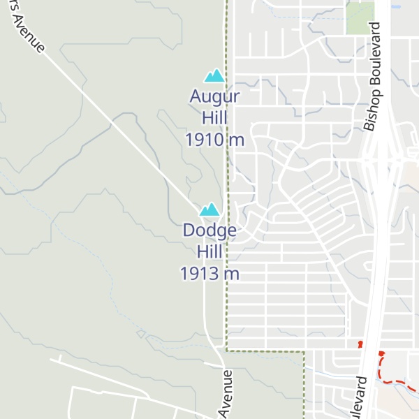 Map of Dodge Hill