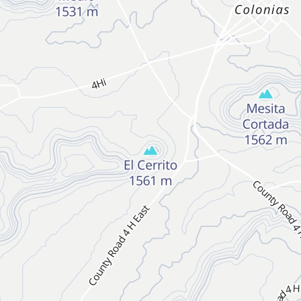Map of El Cerrito