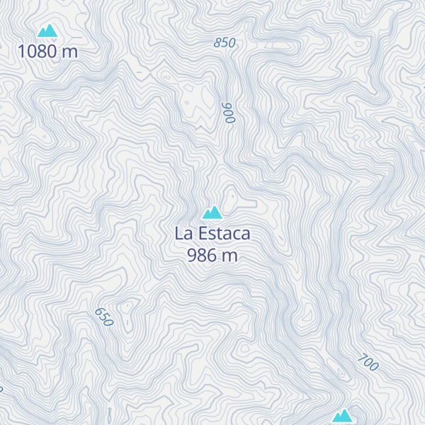 Map of La Estaca