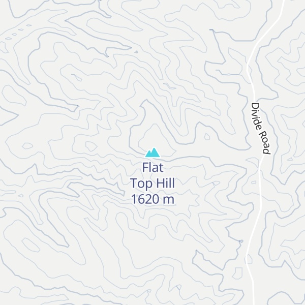 Map of Flat Top Hill