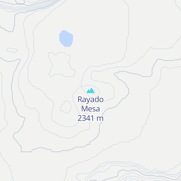 Map of Rayado Mesa