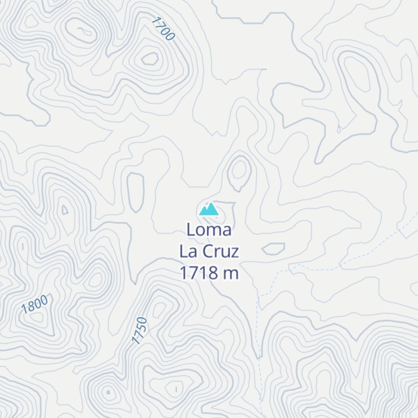 Map of Loma La Cruz
