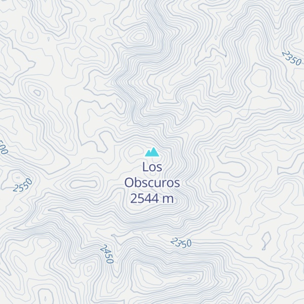 Map of Los Obscuros