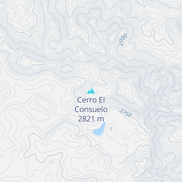 Map of Cerro El Consuelo