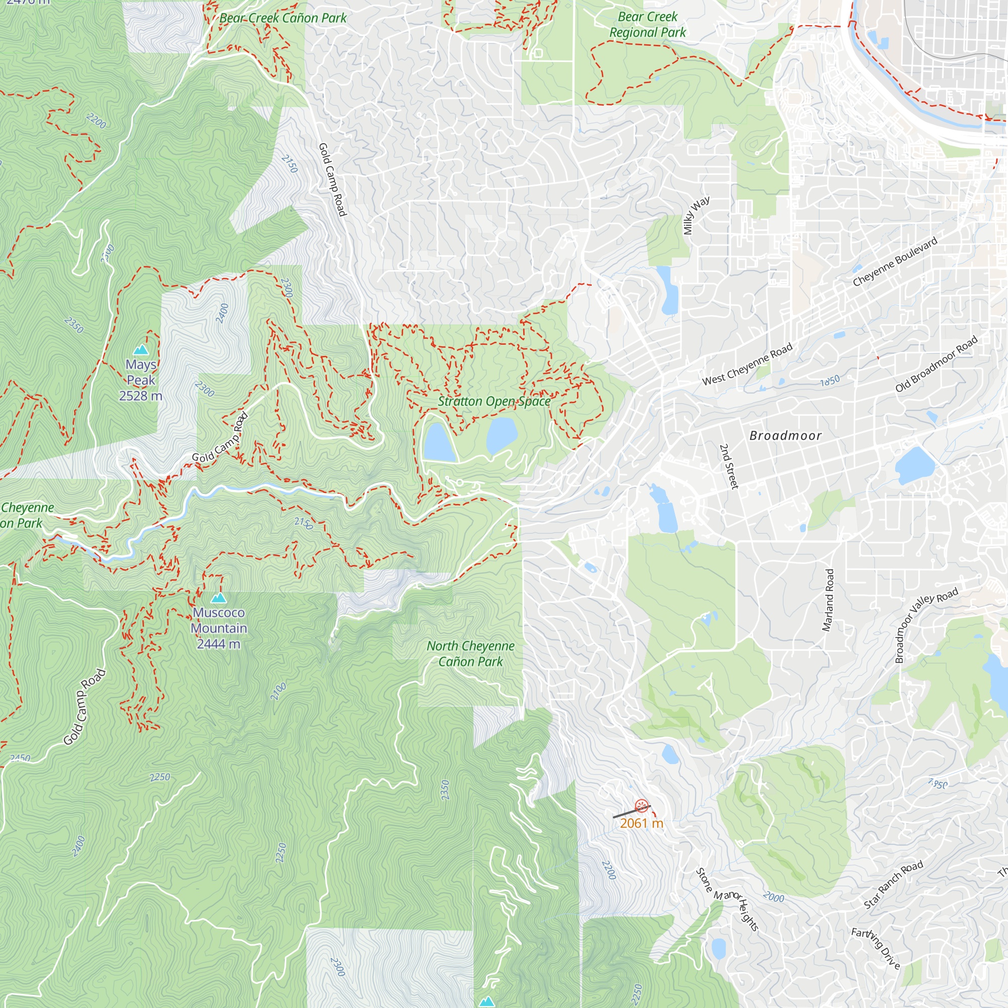 Starsmore Visitor and Nature Center map