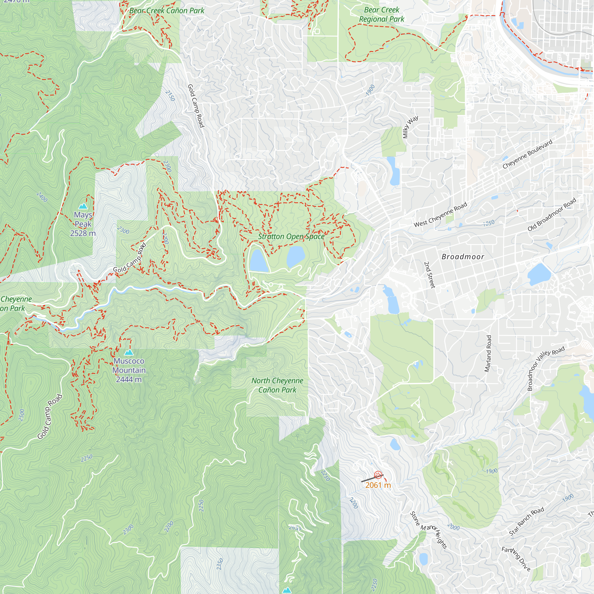 Starsmore Visitor and Nature Center map