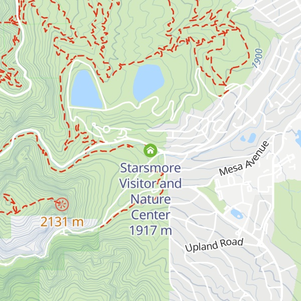 Map of Starsmore Visitor and Nature Center