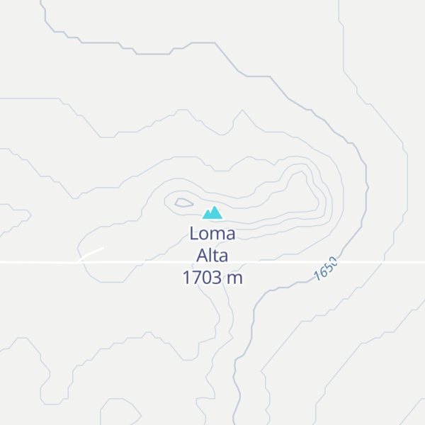 Map of Loma Alta