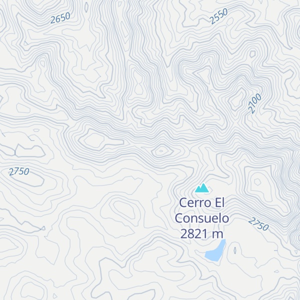 Map of Cerro La Bandera