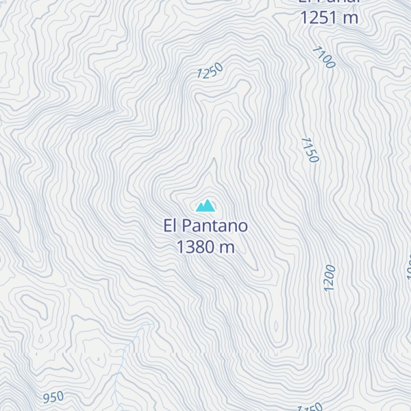 Map of El Pantano