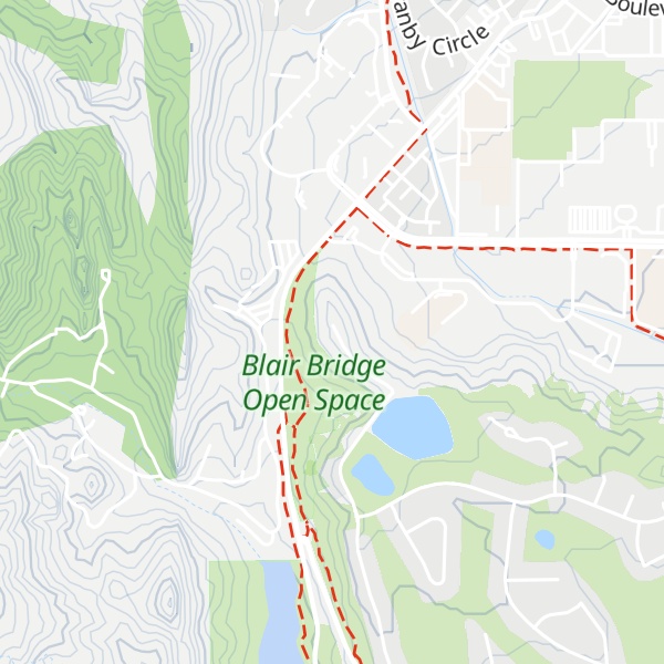 Map of The Mesa