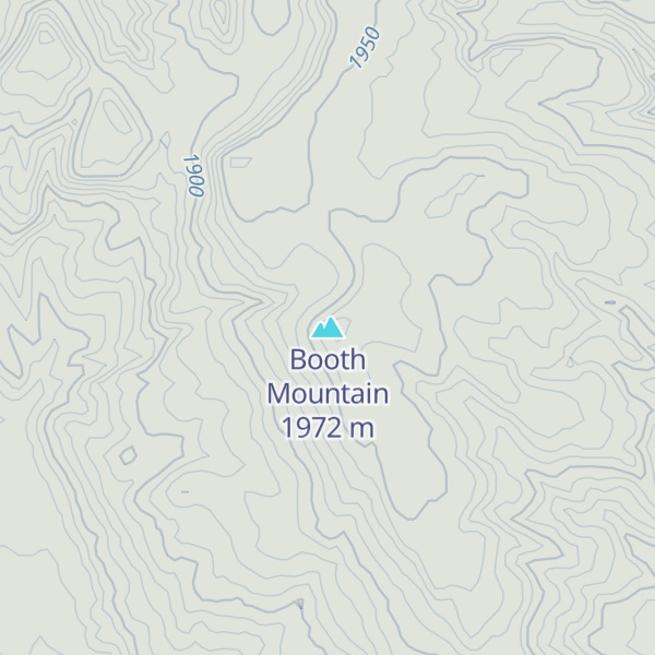 Map of Booth Mountain