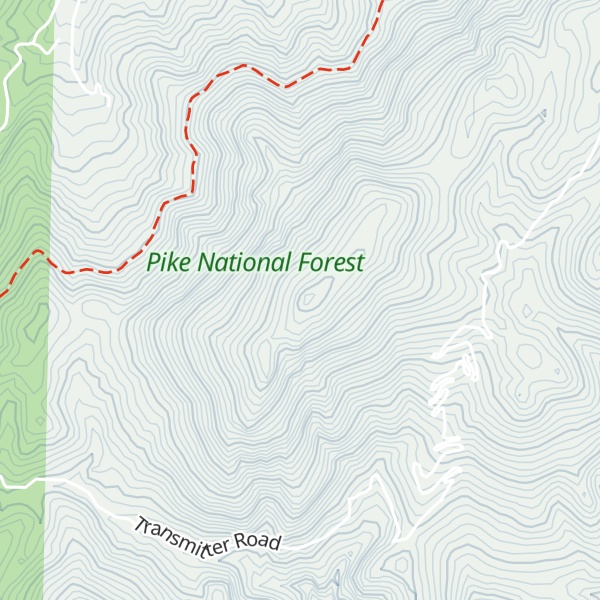 Map of Cheyenne Mountain