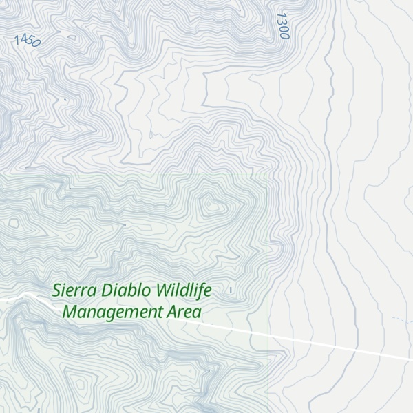 Map of Cave Peak