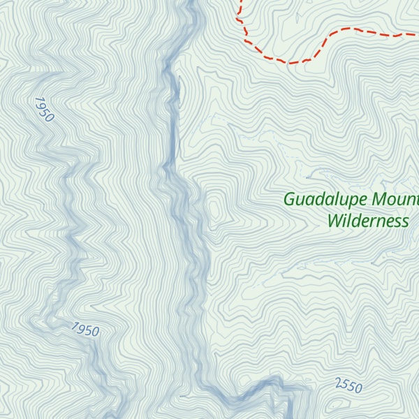 Map of Bartlett Peak